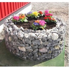 Габион ландшафтный клумба болтовой оцинкованный (Ц) 1х0,5х0,5х4х50х100 мм ТУ 25.93.13-004-52757089