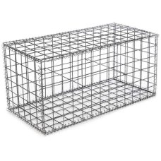 Габион сварной коробчатый с клипсами оцинкованный (Ц) 0,5х0,5х0,5х3,8х50х50 мм ГОСТ Р 58120-2018