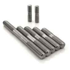 Шпилька стальная для ввертывания в мягкий металл с клеевым стопором оцинкованная исп.1 38ХА М3х22 мм ОСТ 1 31813-80